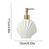 1 pz Dispenser Sapone Autoportante Moderno Nordico a Tema Oceanico - Resina Autoportante Adatto per Bagni, Cucine, Hotel