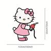 Cute Cartoon KT Cat Oil Cap Sticker for Car Decoration