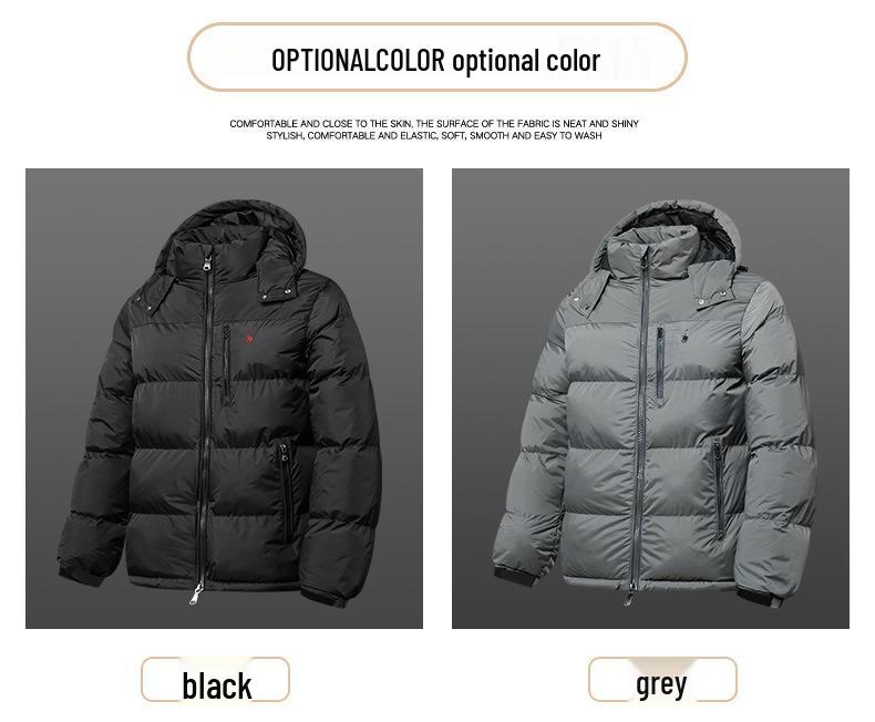 Veste Chaude à Capuche Coupe-vent Unisexe - Version Haute