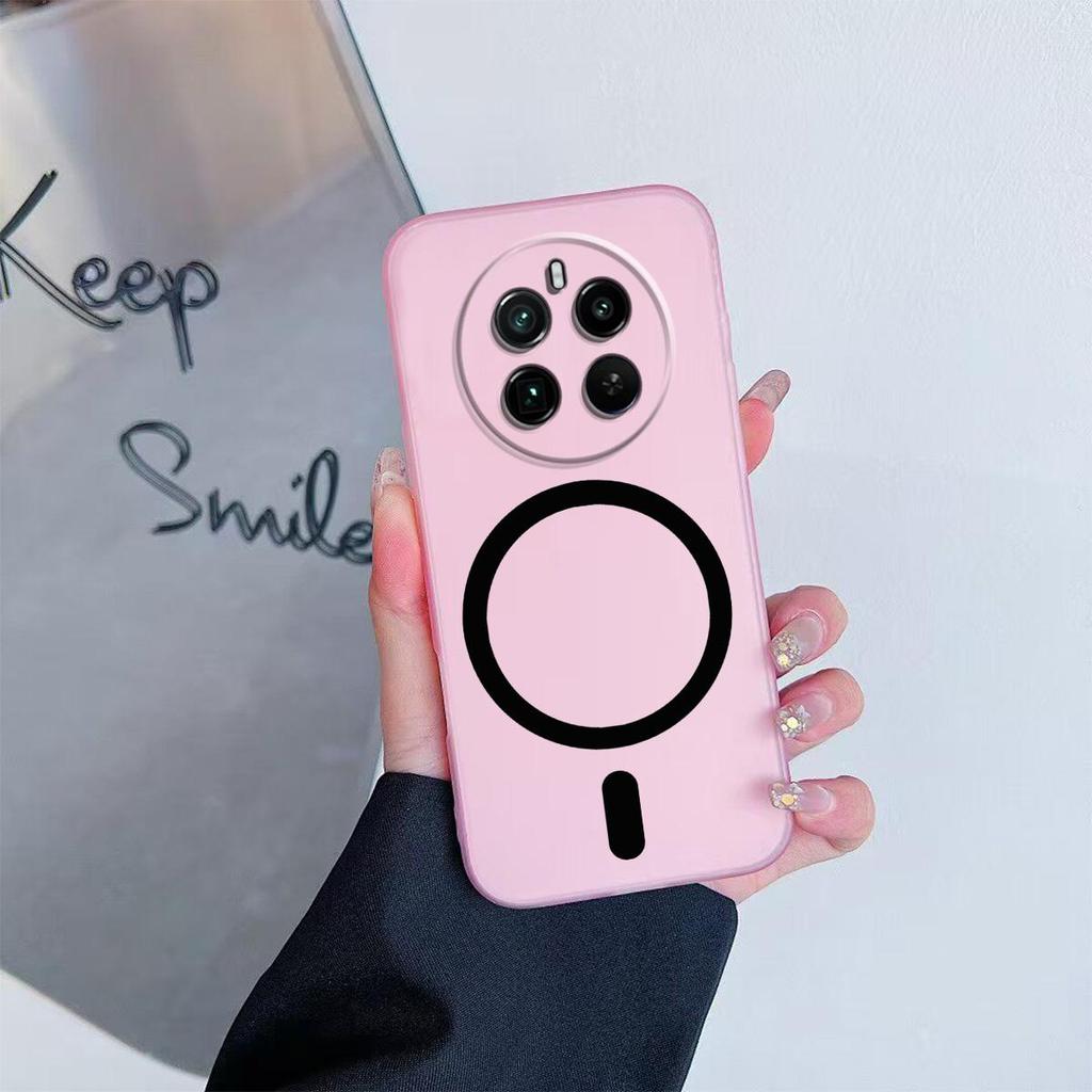 Hülle für realme 12+ 5G, 12 Pro+ 5G, Pro, 12 4G, Narzo 70 Pro 5G, 70 5G Premium Magnetische Matte Handyhülle Schutzhülle