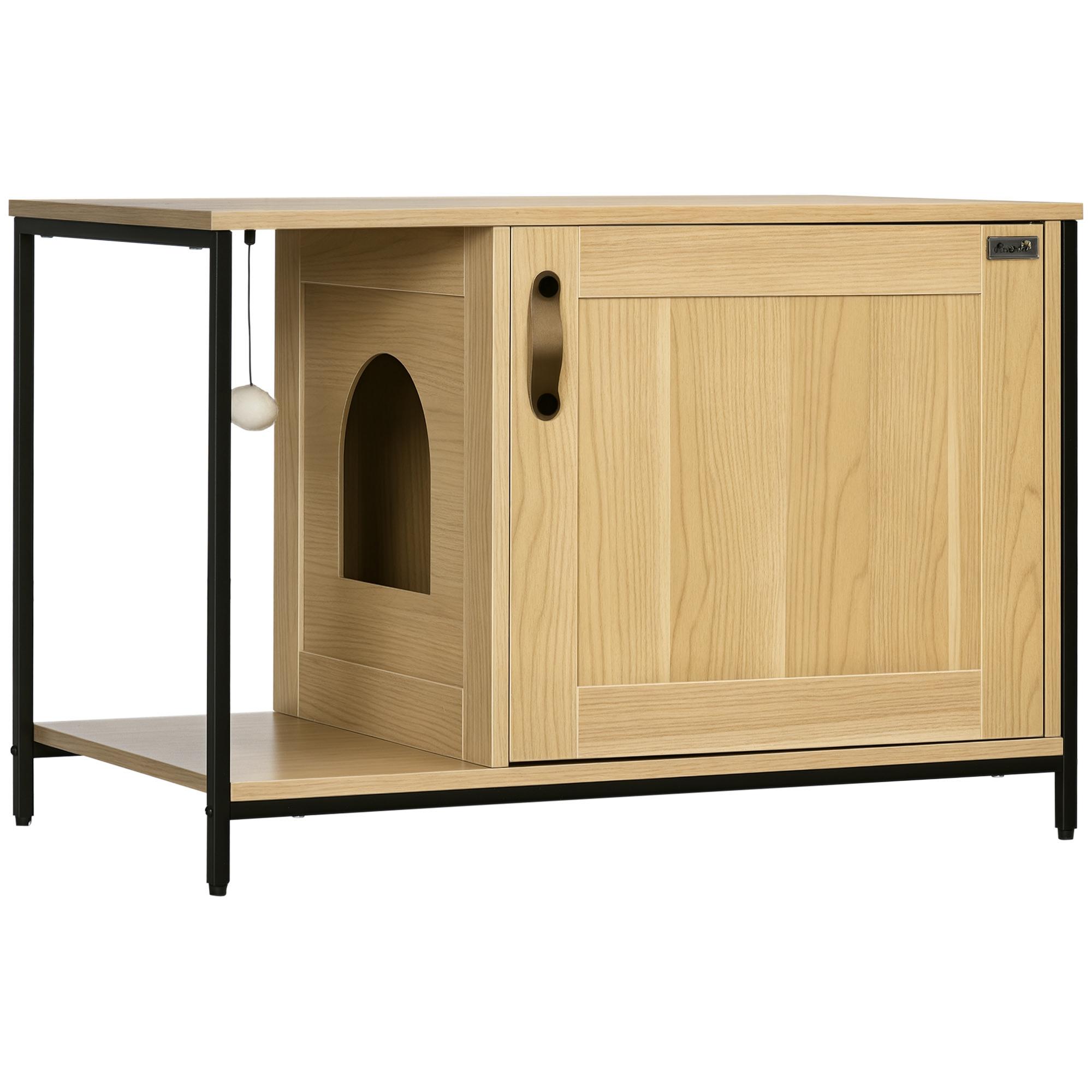 Cat Litter Box Enclosure Industrial Style
