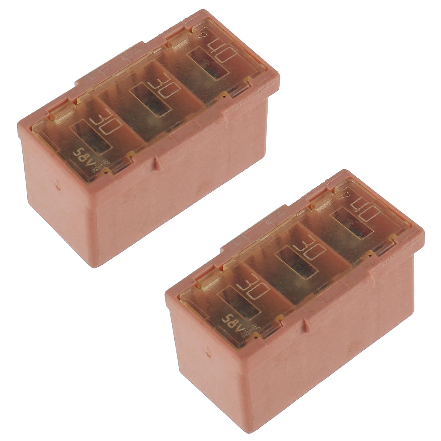 50A 30A 30A Fusible Link 24370-C991B 90982-08299 Slotted Automotive MCASE Shaped Cartridge Fuse Kit(Pack of 2pcs) 40A 30A 30A