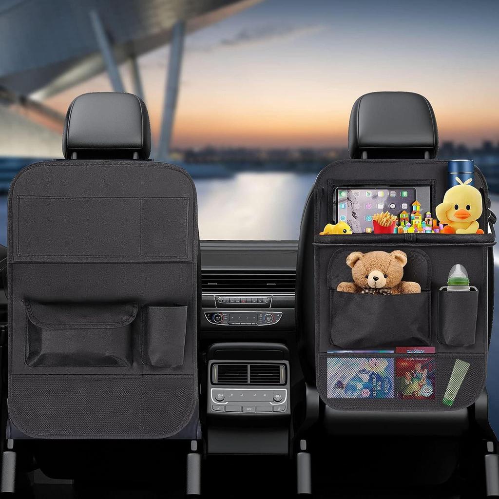 Organizador de Respaldo de Asiento de Coche Transfronterizo con Bolsillo de Malla y Bolsa de Almacenamiento para Mesa de Comedor