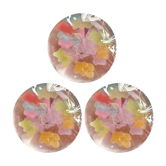 1/3Pcs Bear Sugar Stress Ball Anxiety Relief Transparent Squeeze Ball Sensory Toy Portable Travel Sensory Ball Pinch Fidget
