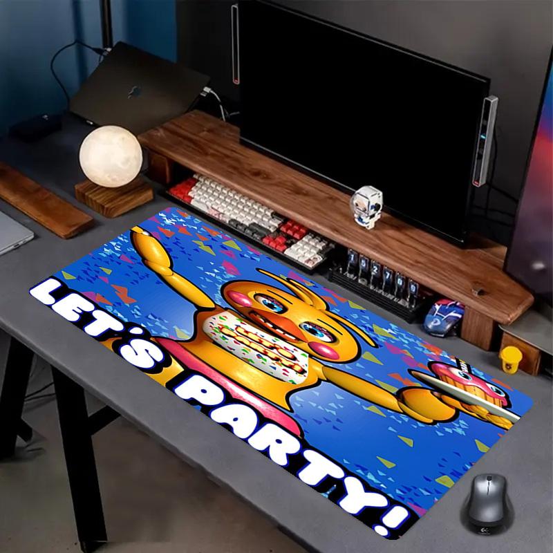 Five Nights at Freddy's Druck-Mauspad, Anti-Rutsch-Schreibtisch-Tastaturmatte, für PC Laptop Gaming Arbeiten Tägliche Nutzung, Cooles Festival-Überraschungsgeschenk