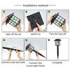 LED Solar Pathway Rasen Lichter Outdoor IP65 Wasserdichte Solar Lampe Dekoration für Garten Gehweg Pfad Auffahrt Terrasse Hof & Rasen