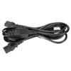 Computer Power Cord 5‑15P Male To Dual IEC320 C13 Female Y Shape PC Power Supply Cable