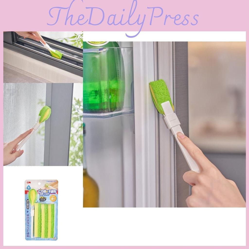 Gap Plastic Mini Brush For Kitchen Bathroom Cleaning With Sponge Detachable