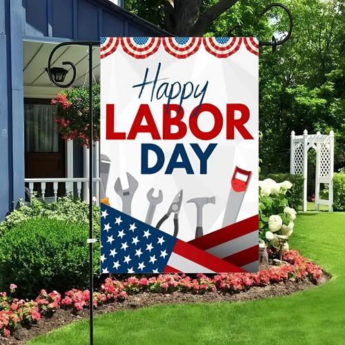 Labor Day Garden ag Outdoor Patriotic Tool Design American USA Yard Decor Sign FCCE ZZA IIX SSL