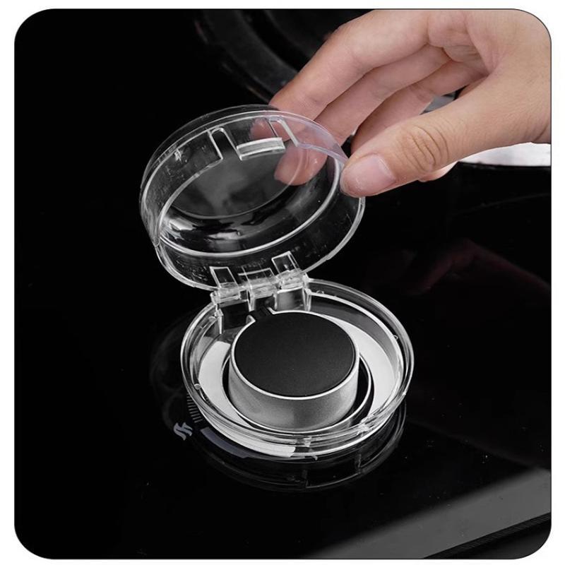 2Pcs Dustproof Clear Stove Knob Protector Durable Gas Oven Stove Knob Guard for Home Kitchen Daily Use Child Safety