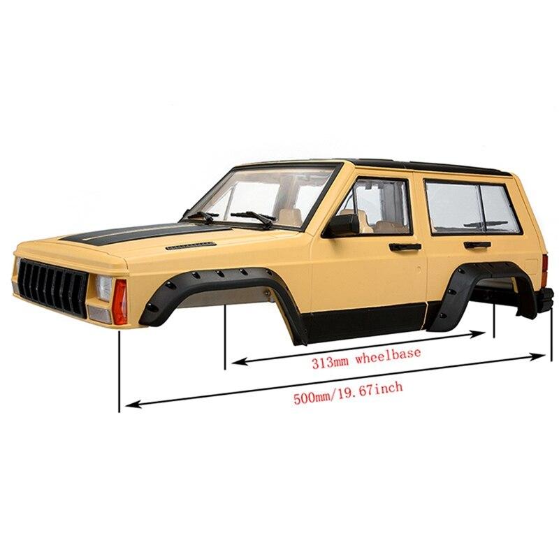 Karoserie Cherokee s rozvorem 313 mm pro 1/10 axiální SCX10 90046 90047 RC pásové auto