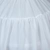 Women Crinoline Petticoat Cage White Hoop Skirt Slips for Wedding Bridal Dress