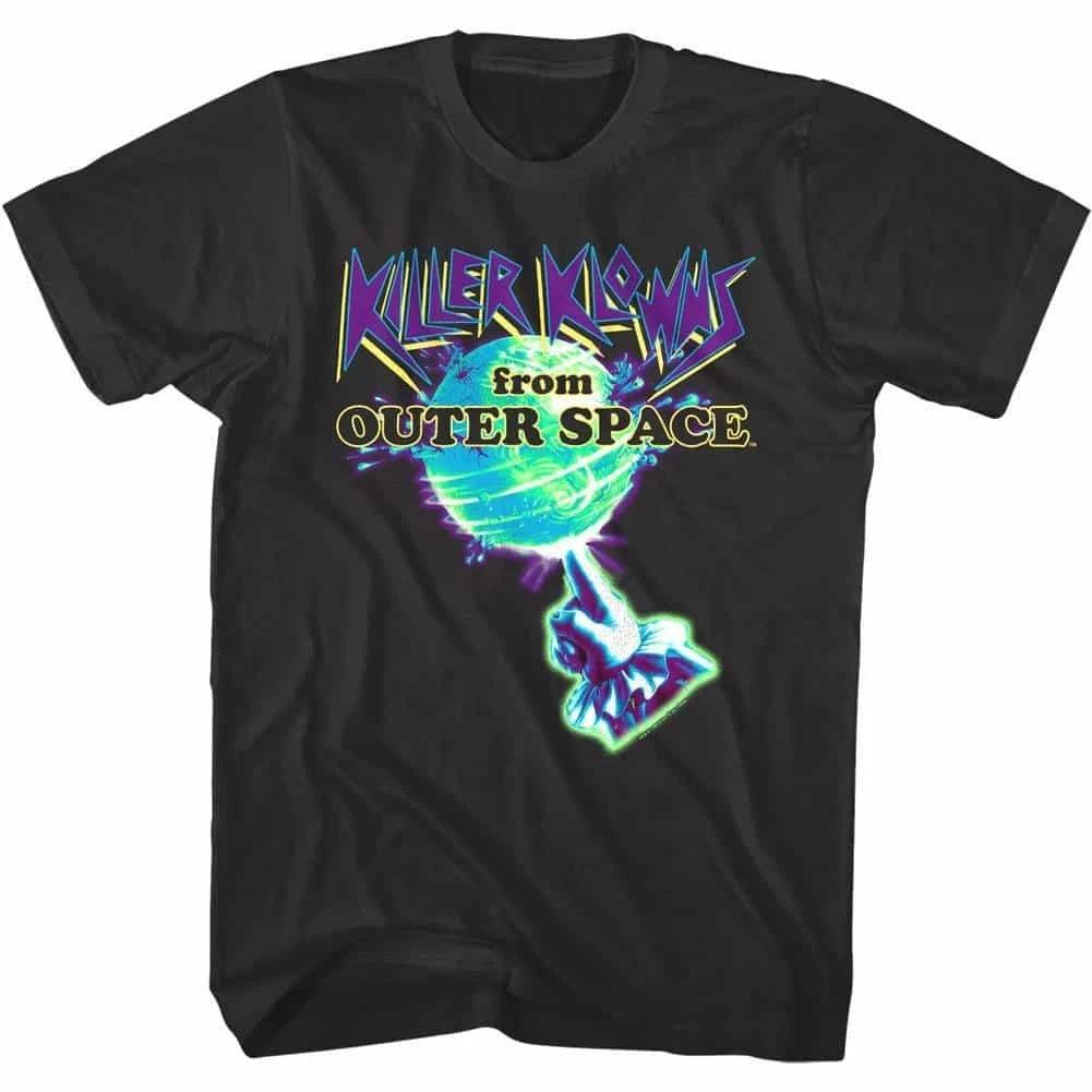Killer Klowns Neon Globe Spinning Men s T Shirt S