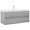 Vidaxl Under-Sink Cabinet, Sonoma Grey Oak, 100X38.5X45 Cm