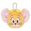 Tees Factory Tom and Jerry Plush Zipper Mascot with Carabiner, Angel Jerry, 192mm H X 125mm W X 55mm D (TJ-5546715TJ)