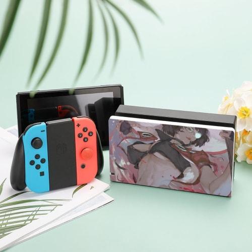 Guilty Gear Ina Switch Dock Cover, Switch Base Protective Shell, Stylish, Slim, Lightweight, Protective Case for Switch Dock, Console Storage, Easy In