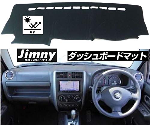 Fujidrive Dashboard Mat for Suzuki Jimny JB23, JB33, and JB43, Sun Protection, Anti-Glare Dashboard Cover
