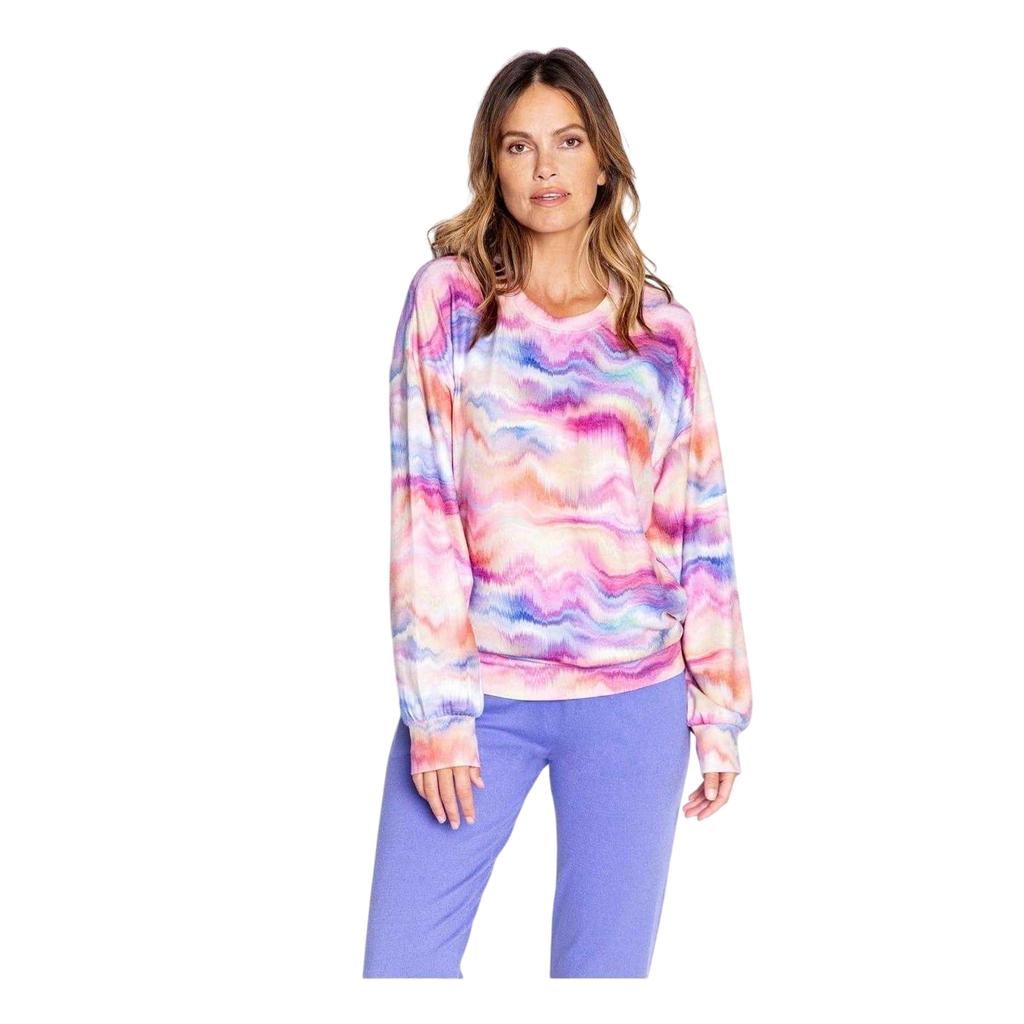 PJ Salvage Womens/Ladies Tie Dye Relaxed Fit Shirt