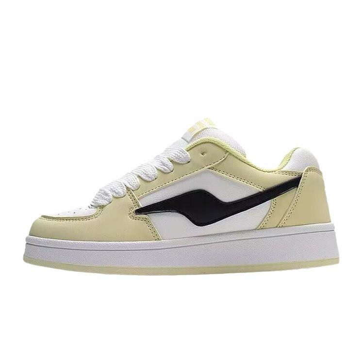 Korean Fashion Lightning White Shoes Women's Board Shoes Dopamine Color Scheme Classic College Style Heightened Thick Sole Four Seasons