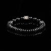 Eightvolume Ev Flat Bead Bracelet(Blacknickel)