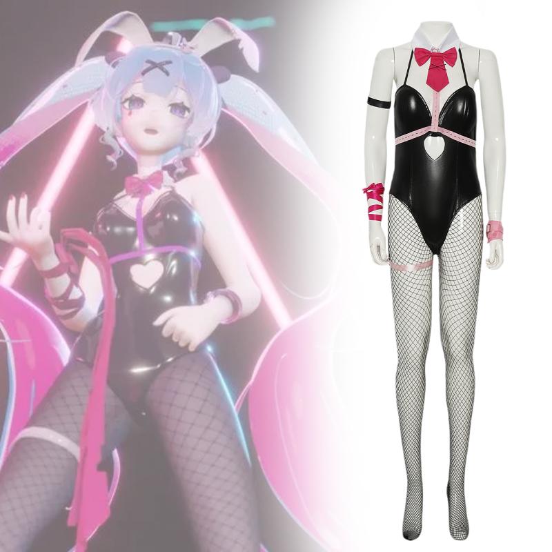 Bunny Sexy Adult Halloween Costume Rabbit Fancy Swimsuit Cosplay Easter Party