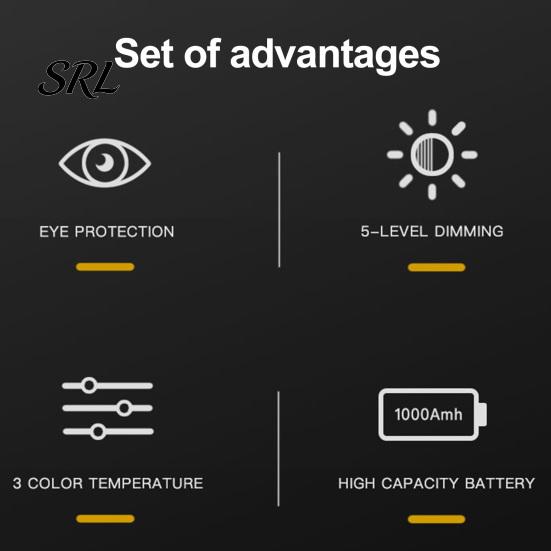 Adjustable Brightness Book Light Clip-on Reading with Flexible Gooseneck, 24 LED 3 Color Eye Study Room Table Lamp Caring Light, USB Rechargeable