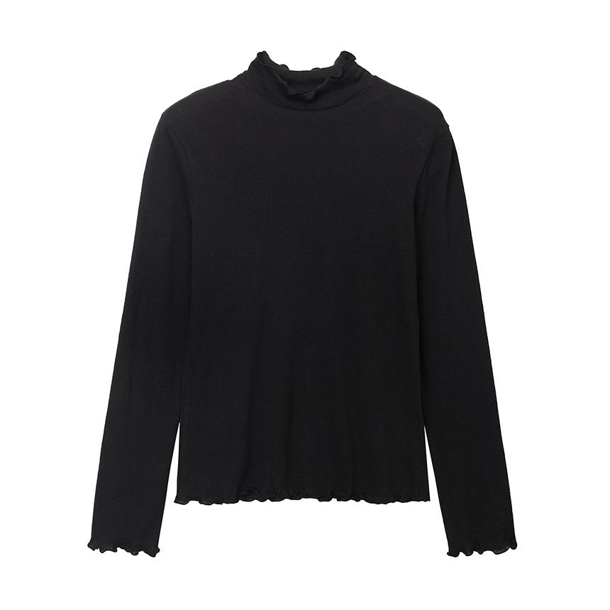 Nau W Airy High-Neck T-Shirt Black