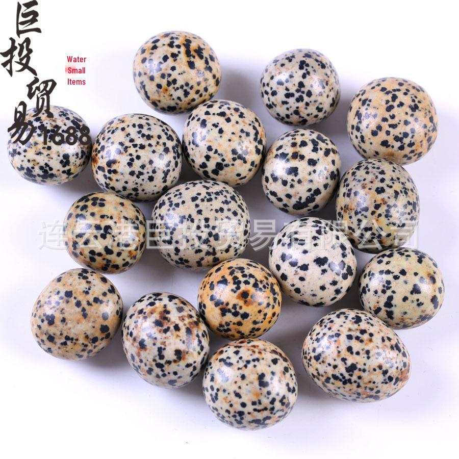 

Leopard Print Tiger Eye Stone Large Decorative Ornament with Natural Spotted Pattern - Playable Rough Stone for Display