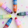 2Pcs Multicolor Highlighter 12-Color-in-1 Marker Round Broad Tip For Kid Card Making Journal Notebook Coloring Doodling