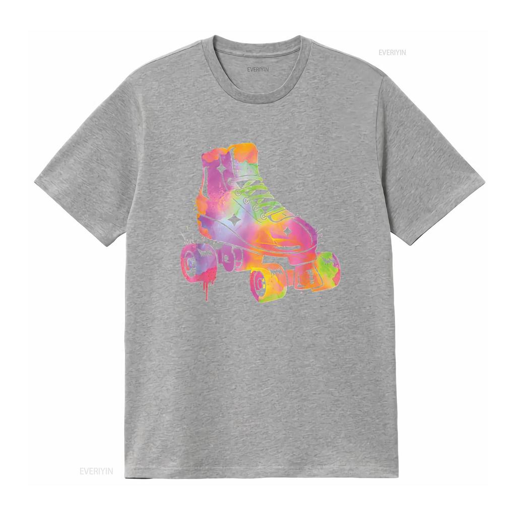 Mens Roller Skater Rollerskate Girls Skating Kids T Shirt Black Vintage Washed Unisex Graphic Slightly Designer Clothes