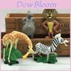 Decorate With Madagascar Movie Action Figures Character-like Dolls For Ornament Safe Pvc Material