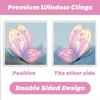 Static Cling Stickers Butterfly Flower Design for Window Bedroom Living Room Spring 2026 New Collection Wholesale