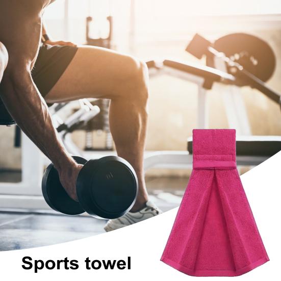 3Pcs Cotton Football Towel Set Easy To Clean Comfortable Fastener Tape Absorbent Hand Towels for Gym Yoga Golf