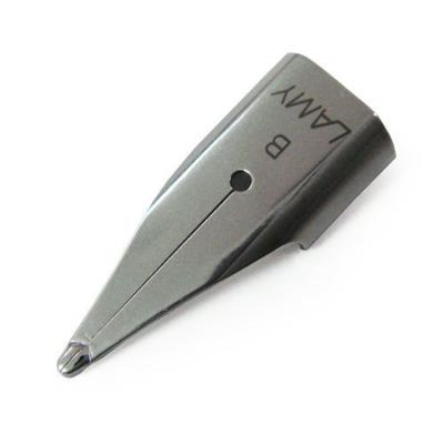 Genuine Case Included LAMY Fountain Pen Replacement Nib Z50 Silver German Direct Import (B Bold)