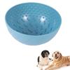 Dog Lick Bowl Interactive Large Capacity Anxiety Boredom Relief Pet Slow Feeder Bowl for Dogs Puppies Cats Pets Blue