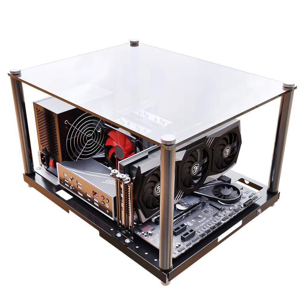 Minimalistisches offenes PC-Gehäuse Motherboard-Tray für ATX/MATX Testplattform