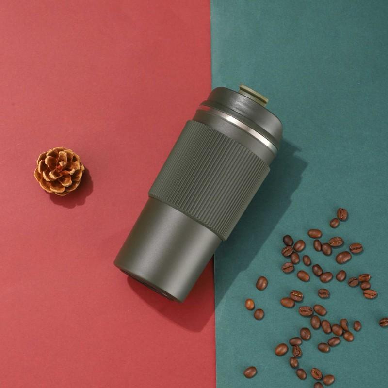 Stainless Steel Vacuum Insulated Coffee Travel Mug 480ml Leakproof Portable Cup Car Office Outdoor Use