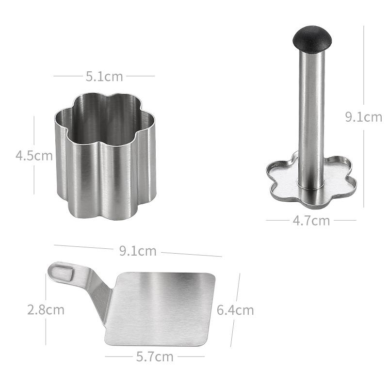 

Форма для рисовых шариков из нержавеющей стали 304, бытовая форма для суши из пищевых продуктов, детская форма для приготовления прикорма, инструменты для суши B