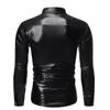 Autumn Cash Multicolor Cool Sequins Gilded Dance Clothes Shirt