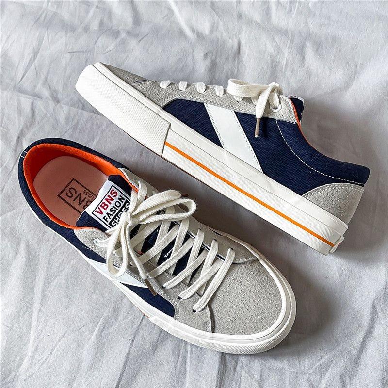 Shoes Men's Autumn Casual Canvas Shoes Trendy Shoes Versatile Board Shoes Trendy Brand Niche Design Sense Autumn and Winter National Tide