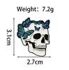 European & American Halloween Cartoon Monster Brooch Set – Creative Ghost Badge for Clothing & Hat Decoration