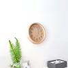 KATOMOKU muku clock 2, natural, km-45NARC, wall clock with continuous second hand, 30.6cm diameter (radio-controlled clock)