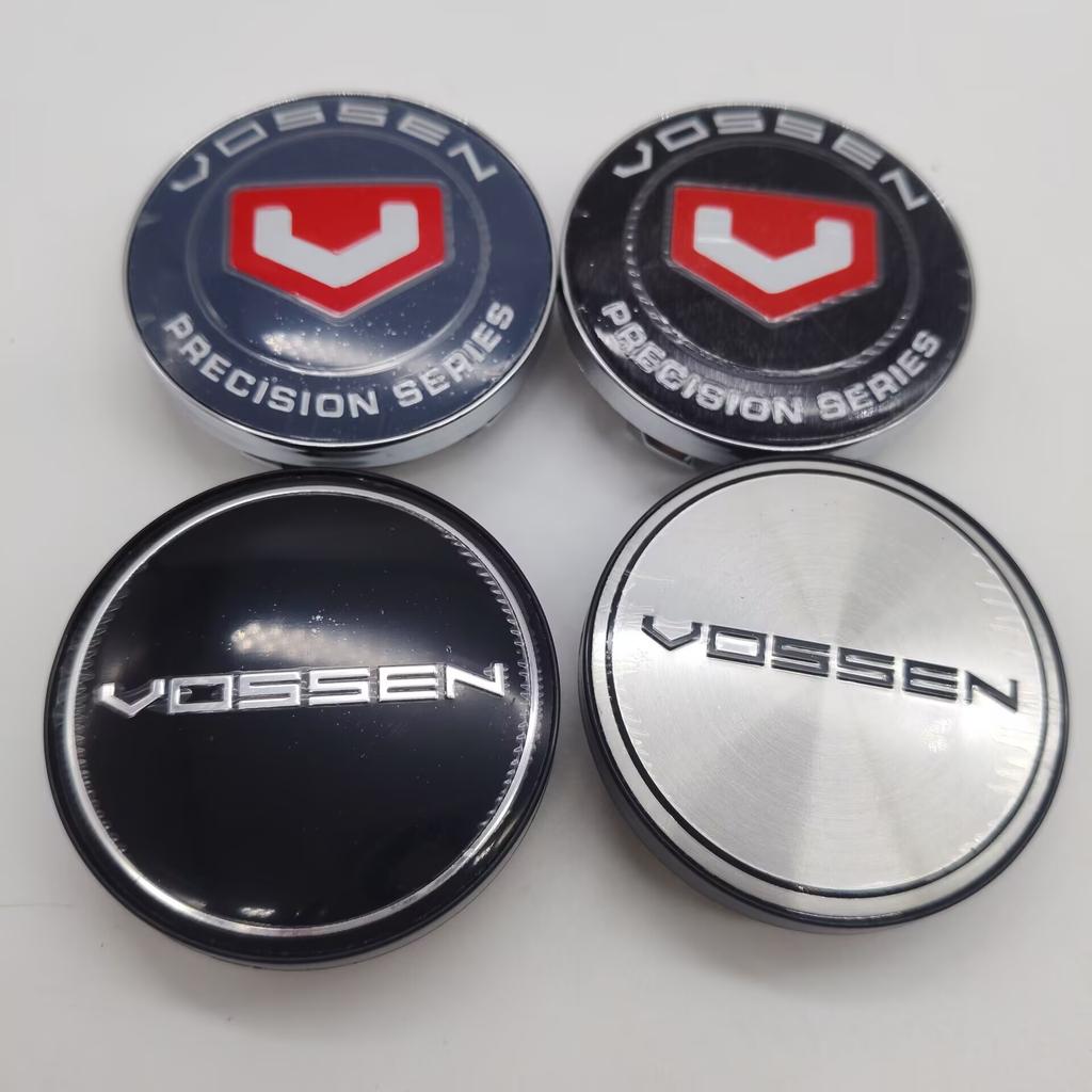 4pcs 58mm Vossen Wheels Center Hub Caps Auto Rims Dust Cover For VOSSEN Precision Series Logo Emblem Badge Car Tire Accessories