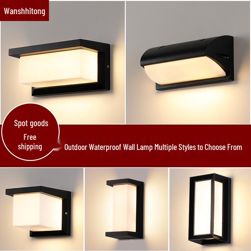 Nordic Waterproof LED Wall Lamp for Outdoor & Indoor Use