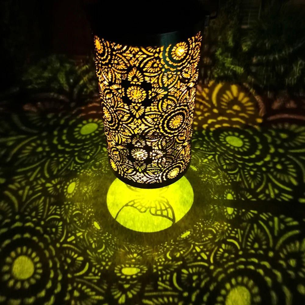 Solar Powered Hanging Solar Lanterns Portable Solar Wind Chime Lamp for Garden Patio