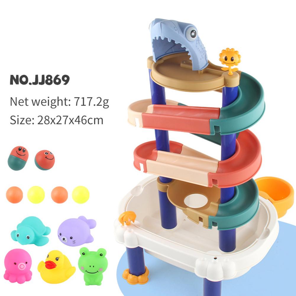 Run Maze Ball Track Building Blocks Funnel Slide Assemble Bricks Tools For Babywashing