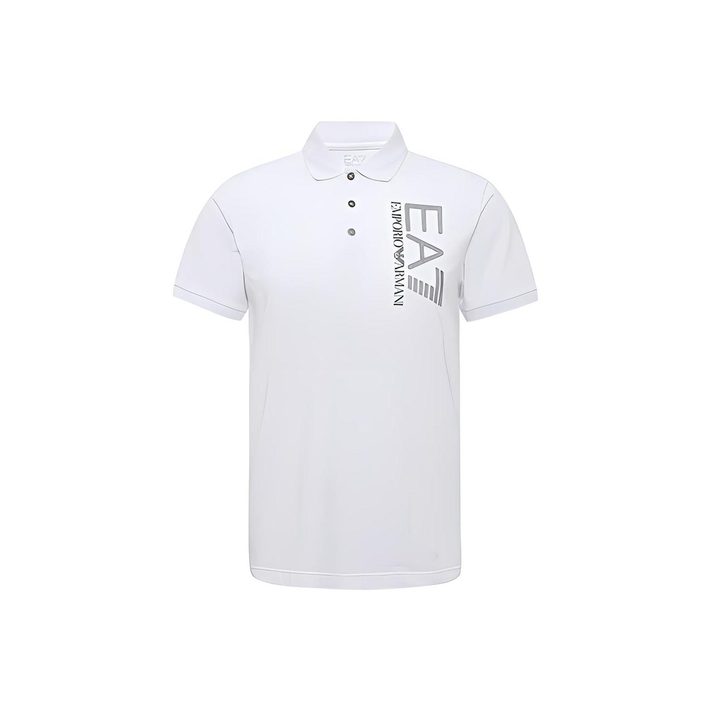 Emporio Armani Logo Print Short Sleeve Polo Shirt Men tops 3KPF16-PJ03Z-1100 L