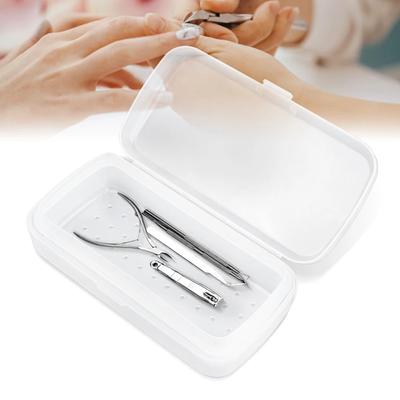 Nail Sterilizer Tray Disinfection Box Sterilizing Clean Nail Art Salon Manicure Implement Sanitize Tool Equipment Cleaner Tools