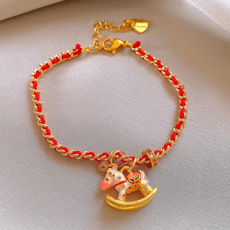 Französisches Zirkonia-Zuckerwürfel-Armband - Elegantes Light-Luxury-Armband für frische, einfache Mode