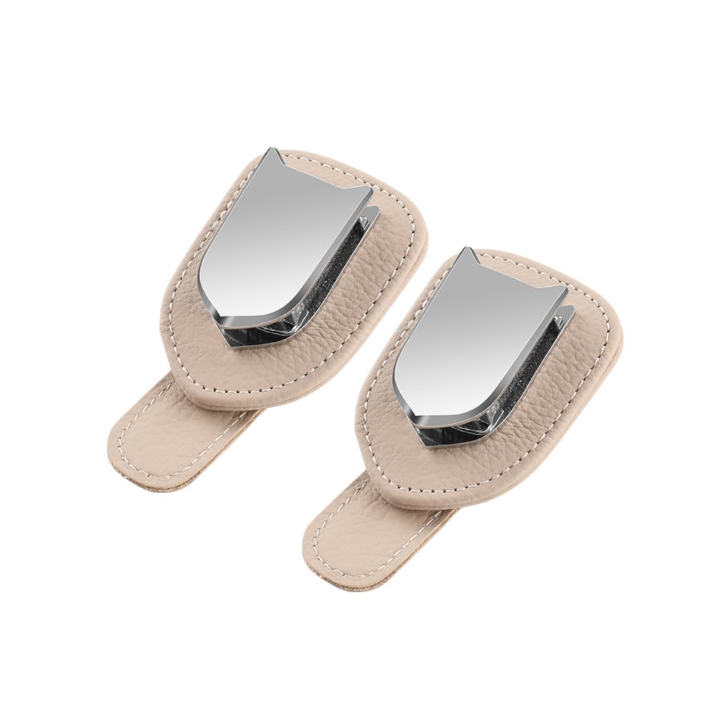

from 4 Leather Car Sunglasses Car Sunglasses Car Easy Set of 2 [Choose colors] Holder, Ticket/Card Holder, Clip, Storage, Installation,